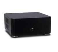 Inter-Tech A80 Black 60 W - Computer Case (PC, Aluminium, ITX, Black, 4 cm, RoHS