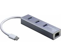 Inter-tech argus it-410-s - adaptador usb tipo c (gbitlan, incluye 3 p