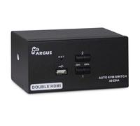 Inter-Tech AS-22HA HDMI interruptor KVM Negro - Periférico de entrada (USB, USB,