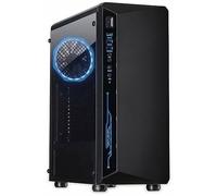 Inter-Tech C-3 Saphir Torre Negro - Caja de ordenador (Torre, PC, Acero, Vidrio templado, Negro, ATX,ITX,Micro ATX, Juego)