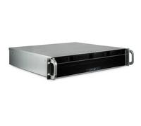 Inter-Tech Case IPC Storage 2U-2404S 40 cm Negro/Plateado