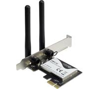 Inter-Tech WLAN interno DMG-32 650 Mbit/s schwarz/silber (Importación USA)