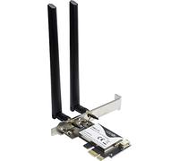 Inter-Tech DMG-35 Wi-Fi6 + BT5.0 2 en 1 WiFi + Bluetooth 5.0 PCIe Adaptador 3000 Mbps