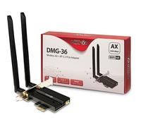 Inter-Tech DMG-36 Internal WLAN/Bluetooth 5400 Mbit/s, Black