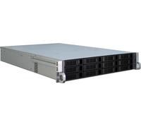 Inter-tech ipc 2u-2412 estante negro, plata