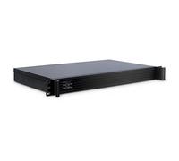 Inter-Tech Carcasa de ordenador IPC-K-126L – Estante servidor, Mini-ITX, acero, 1U, negra