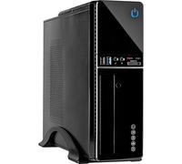 Inter-Tech IT-607 Escritorio Negro - Caja de ordenador (Escritorio, PC, Negro, Micro ATX,Mini-ITX, 1x 80 mm, 80 mm)