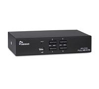 Inter-Tech KVM KVM-AS-41HA - Cable HDMI (4 conectores HDMI de 8 x 3,5 mm, 3 pines, 1 salida de línea de alimentación, 2 puertos USB, 2 conectores de 3 pines de 3,5 mm, 1 HDMI)
