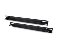 Inter-Tech Soporte de 550 mm para Armario de Servidor, 2 Unidades, máx. 40 kg, Color Negro