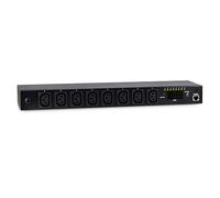 Inter-Tech SW-1681 8salidas AC Negro Unidad de distribución de energía (PDU) - Unidades de distribución de energía (PDU) (Conmutado, Negro, 8 Salidas AC, C20 acoplador, C13 acoplador, Corriente,
