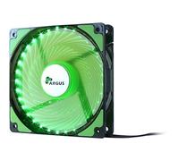 Inter-Tech Ventilador LED de 120 mm, para Videojuegos, iluminación (Verde)