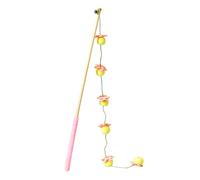 interactiva para Gatos - Bastón con Dibujos de Frutas de Juguete, Bastón para Gatos para Jugar Solo para Interiores, Juego para Gatitos | Pescado ratón Aburrido Diversión para Actividades f
