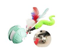 Interactive 3.0 Cat Toys Automatic, 3-in-1 Agile Moving Ball with Mouse Toy, Motion Activated Rolling Ball for Indoor Bored Adult Cats, Gift with Fake Mouse (C)