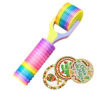 Interactive Art Roller, Professional Wide Smooth Pressing, Ergonomic DIY Craft Tool, Pressure Painting Reinforcement Roller, for Adults, Teen, Family, Friends, Boys, Girls