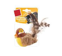 Interactive Bird Cat Toys - ChIR de pájaro de gorjeo Hecha de Tela para la ocupación de Juguetes para Mascotas realistas de | Juguetes de Entrenamiento en Interiores para el aburrimiento para