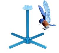 Interactive Bird Perch Toy Rotatable Chewing Cage Entertainment Stand | Bird Toys | Interactive Funny Chewing Rotatable | Bird Perch Stand Cage Chew Toys | for Exercise Playing Small Medium Large C
