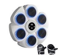 Interactive Boxing Music Machine - Almohadilla De Ritmo Inteligente, Objetivo De Entrenamiento LED | Ejercicio del Panel De Reacción Reflejo Montado En La Pared, De Luz De Práctica De Boxeo De