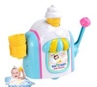 Interactive Bubble Bath Toy, Fun Ice Cream Maker, Bathtub Ice Cream Machine, Bubble Ice Cream Maker Designed to Create Delightful Bubble Desserts for Kids During Bath Time Fun
