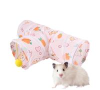 Interactive Bunny Tube, Pet Exercise Tube, Animal Tunnel with Foldable and Portable Design for Rabbits, Ferrets, Hamsters, or Hedgehogs, 1 Piece, Multicolor