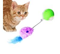 Interactive Cat Ball, Automatic Rolling Ball, Led Cat Toy, Smart Teasing Ball, Rechargeable Cat Ball, Rolling Cat Toy, Interactive Rechargeable Rolling Cat Ball with Led Lights for Indoor Play