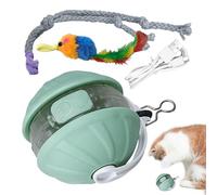 Interactive Cat Ball, Electric Kitten Toy, Smart Rolling Cat Ball, Automatic Cat Toy, Smart Rolling Interactive Cat Ball Automatic Toy Electric Kitten Toy with Detachable Cord for Interactive Play