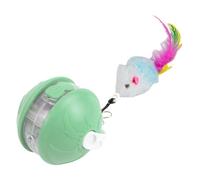 Interactive Cat Ball, Intelligent Kitten Toys, ABS Automatic Balls, Safe Pet Entertainment Supplies, Exercise Accessories for Lawn, Park, Backyard, Home, Living Room, Engaging Playtime Fun, 5x5cm