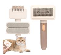 Interactive Cat Brush Shedding, Multifunctional Dematting Comb, Reusable Cleaning Tool, Portable Detangling Supplies for Domestic Animals, 7.48x3.15 Inches