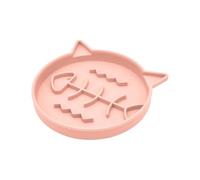 Interactive Cat Feeder - Slow Eating Bowl, Silicone Nonslip Dish for Eating, Pet Feeding Tool, Cat Food Bowl with Anti Choking Pattern Design, Feeding Control Tool for Licking Slowing and Digesting