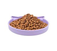 Interactive Cat Feeder - Slow Eating Bowl, Silicone Nonslip Dish for Eating, Pet Feeding Tool, Cat Food Bowl with Anti Choking Pattern Design, Feeding Control Tool for Licking Slowing and Digesting