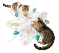 Interactive Cat - Sensor de movimiento inteligente con 3 modos de movimiento activado Cat Hunting, Automatic Interactive Play Toys for Small Medium Large Kitten Indoor Use in Yards Porches Gardens