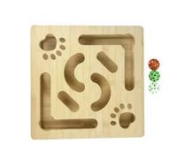 Interactive Cat Toy - 15.75x15.75x3.15 pulgadas, Puzzle Enrichment Box con archivo de uñas | de actividad de gatito masticable con 3 bolas para pequeños, medianos, grandes gatos, interior al aire