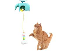 Interactive Cat Toy - 4.7x3.5in Automatic Lifting, Pet Teaser, Estimulación Mental | Involucrando juguete de gato de interior para el ejercicio divertido Juego Pequeño Medio Large Cachorros