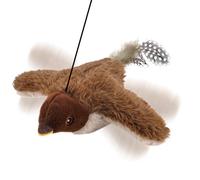 Interactive Cat Toy - 7.87 Inches Flapping Bird | Electric Pet Teaser - Motion Control Cat Toy ABS Plush Material Lightweight Design With Chirping Wings And Remote Play For Indoor Outdoor Exercise