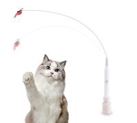 Interactive Cat Toy - Auto-Swing Wand Toy, Automatic Detachable Pet Teaser Stick, Electric Cat Wand Toys Use For Small Medium Large Kitten Yards Porches Gardens Lawn Indoor, Interactive Kitten