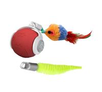 Interactive Cat Toy Ball - 3 Modes Auto Rolling Game, 3 Modes Electric Game | With Tail Electric Electrics Cat Toy For Teeth Grinding Self Entertainment Boredom Relief Running Exercise Training