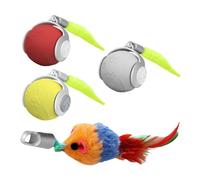 Interactive Cat Toy Ball - 3 Modes Auto Rolling Game, 3 Modes Electric Game | With Tail Electric Electrics Cat Toy For Teeth Grinding Self Entertainment Boredom Relief Running Exercise Training