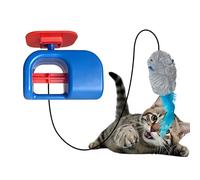 Interactive Cat Toy Ball - Automatic Moving Pet Balls | Electric With Elastic Lanyard | Cat Mouse Toy Pet Supplies | For Exercise Companion Training Play Stimulation Kitten Outdoor Bedroom Daily