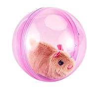 Interactive Cat Toy Ball, Electric Hamster With Self Rolling Motion | Cute Hamster Design Automatic Rolling Rotating Action Encourages Chasing Pouncing Exercise Mental Stimulation With Indoor Cat