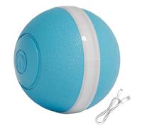 Interactive Cat Toy Ball - Rechargeable Smart Jumping Toy, Obstacle Avoidance Rolling Cat Ball with LED Light, LED Glowing Cats Balls For Indoor Play Exercise Entertainment Hunting