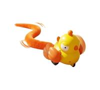 Interactive Cat Toy Ball - Wind Up Bird Shape Play Toy for Cat Enrichment Fun Activity | Feathers Tail Moving Pet Toys Lightweight Chases Ball for Indoor Play Mental Stimulation Boredom Relief Use