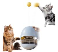 Interactive Cat Toy, Cat Treat Feeder Toy, Catnip Treat Dispenser, 10,2 x 9,2 x 24,6 cm, / 4,02 x 3,62 x 9,68 in, Cat Treat Dispenser Cat Treat Alimentador Toy with Catnip Balls for Intelligence