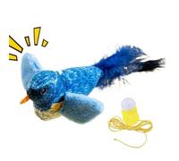 Interactive Cat Toy - Chirping Birds, Realistic Kitten Play, Touch Activated Bird Toys, Fun Catnip for Cats, Ejercise and Compromiso | Ideal All Breed Kittens Indoor Stimulation Playtime Feline