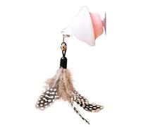 Interactive Cat Toy, Feather Teaser Toys, Kitten Play Pet Toys, Cat Exercise Toy, Detachable Cat Teaser, Indoor Cat Toy, Detachable Cat Teaser Toy for Indoor Play and Kittens