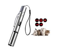 Interactive Cat Toy,Interactive Cat Toy with LED Light,5 in 1 Adjustable Pattern for Cat Training Tool Interactive Toys - USB Rechargeable