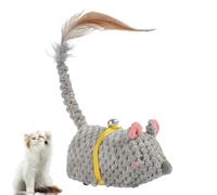 Interactive Cat Toy Mice, Smart Automatic Moving Mice Toys, Kitten Boredom Exerciser, Rechargeable Exercise Game, Motion Activated for All Kitten Breeds, 2.36x5.12 Inches