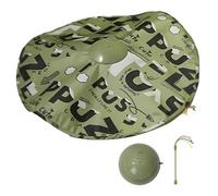 Interactive Cat Toy, Moving Pet Game, Automatic Chasing Device, Hidden Cover Design, Stimulates Hunting Instincts for Indoor, Playtime, Enrichment, 22.83x22.83x3.74 Inches