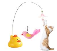 Interactive Cat Toy - Smart 360 Wand, Rotating Motor, Smart Automatic Rotating Wand, Indoor Exercise Stimulation Gear, Ensures Your Small Pet Stays Very Active | Solution For Kitten Boredom Relief