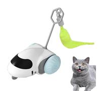 Interactive Cat Toy - Smart Cat Toy | Cat Toy Car | Smart Interactive Cat Toy Car, Keeps Cats Entertained & Engaged, Automatic Cat Toy, Interactive Cat Toys For Cats, Automatic Mobile Car Toy USB