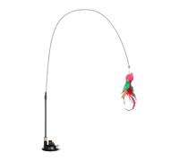 Interactive Cat Toy - Suction Cup Kitten Exercise, Teaser Fun Engaging Design with Secure Suction for Active Play Durable Safe Material for Cat Enrichment Training Entertainment Yard Park Home Daily