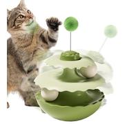 Interactive Cat Toy - Wobbling Ball Track, Cat Toy for Indoor Play | Self-Entertainment Wobbling Animal Toys with Ball Track | Fun Interactive Toys for Small, Medium, Large Breeds in Living Ro